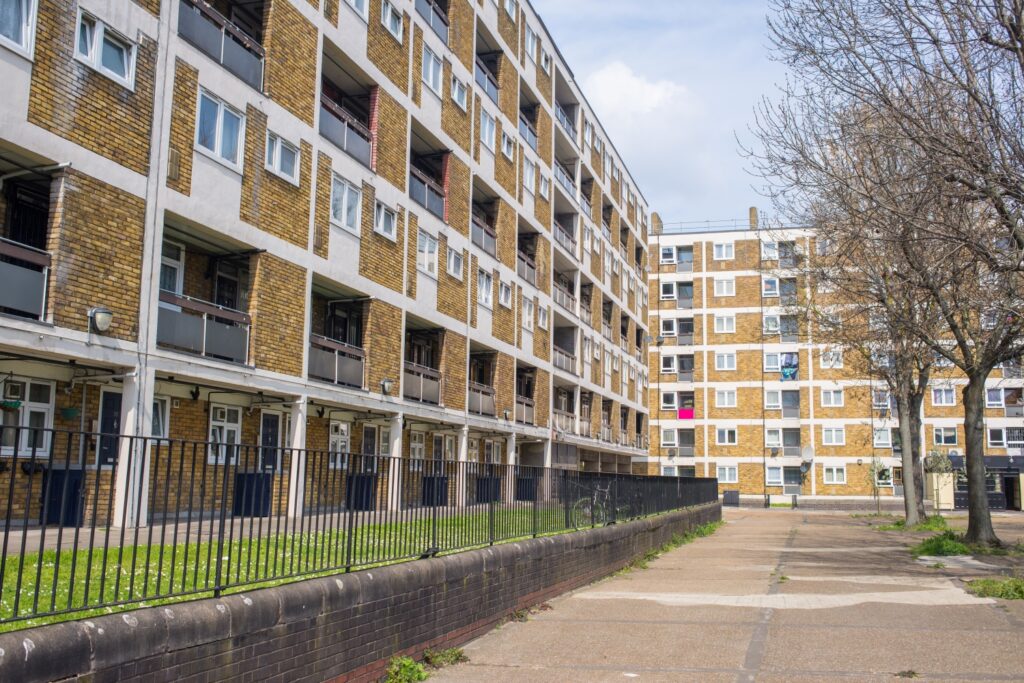 London housing block